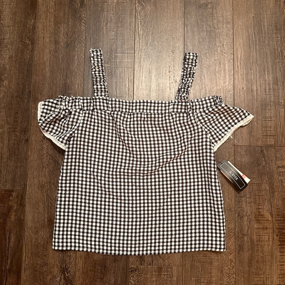A. Byer Off the Shoulder Top